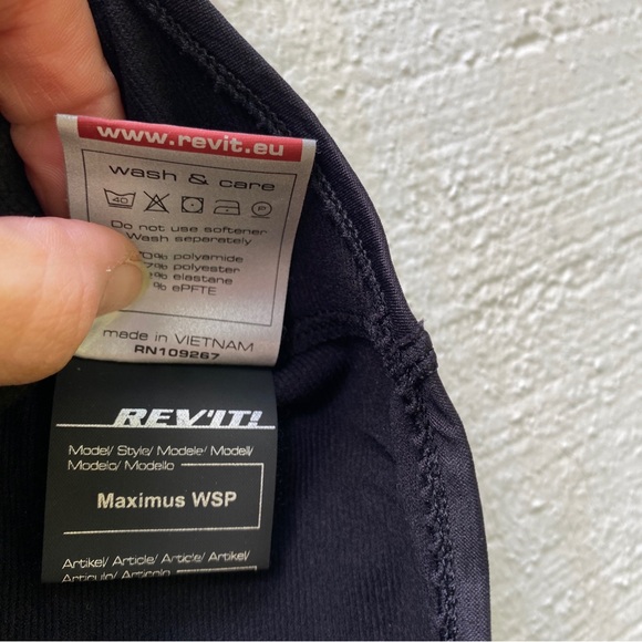 REV'IT! Maximus WSP Balaclava Black Size Large Motorcycle Gear - Picture 8 of 10